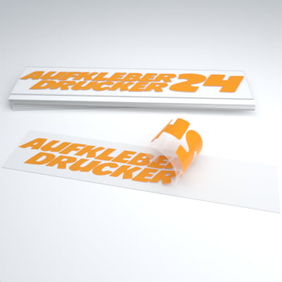 Klebebuchstaben matt leicht ablösbar