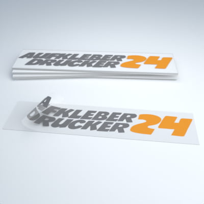 GRASPAPIER personalisierte Logo Sticker Aufkleber - 1000 Stk