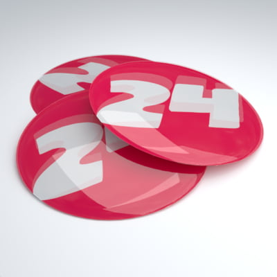 3D Gel Aufkleber (Doming)