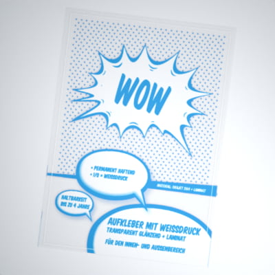 Klebefolie transparent